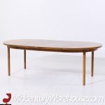 Mastercraft Mid Century Burlwood Expanding Dining Table with 3 Leaves