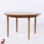 Mastercraft Mid Century Burlwood Expanding Dining Table with 3 Leaves