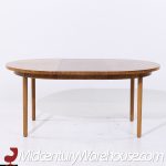 Mastercraft Mid Century Burlwood Expanding Dining Table with 3 Leaves