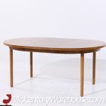 Mastercraft Mid Century Burlwood Expanding Dining Table with 3 Leaves