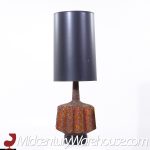 Mid Century Lava Glaze Table Lamp