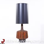 Mid Century Lava Glaze Table Lamp