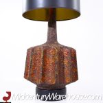 Mid Century Lava Glaze Table Lamp