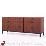 Milo Baughman for Directional Mid Century Walnut Lowboy Dresser