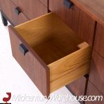 Milo Baughman for Directional Mid Century Walnut Lowboy Dresser