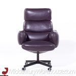 Otto Zapf for Knoll Mid Century Leather Office Chair