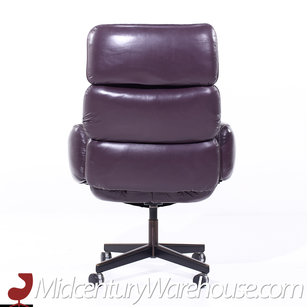 Otto Zapf for Knoll Mid Century Leather Office Chair