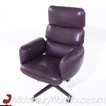 Otto Zapf for Knoll Mid Century Leather Office Chair