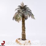 Curtis Jere Style Mid Century Brass Palm Tree Sculpture