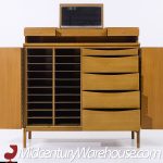 Paul Mccobb for Calvin Irwin Collection Mid Century Walnut Gentleman's Chest Dresser