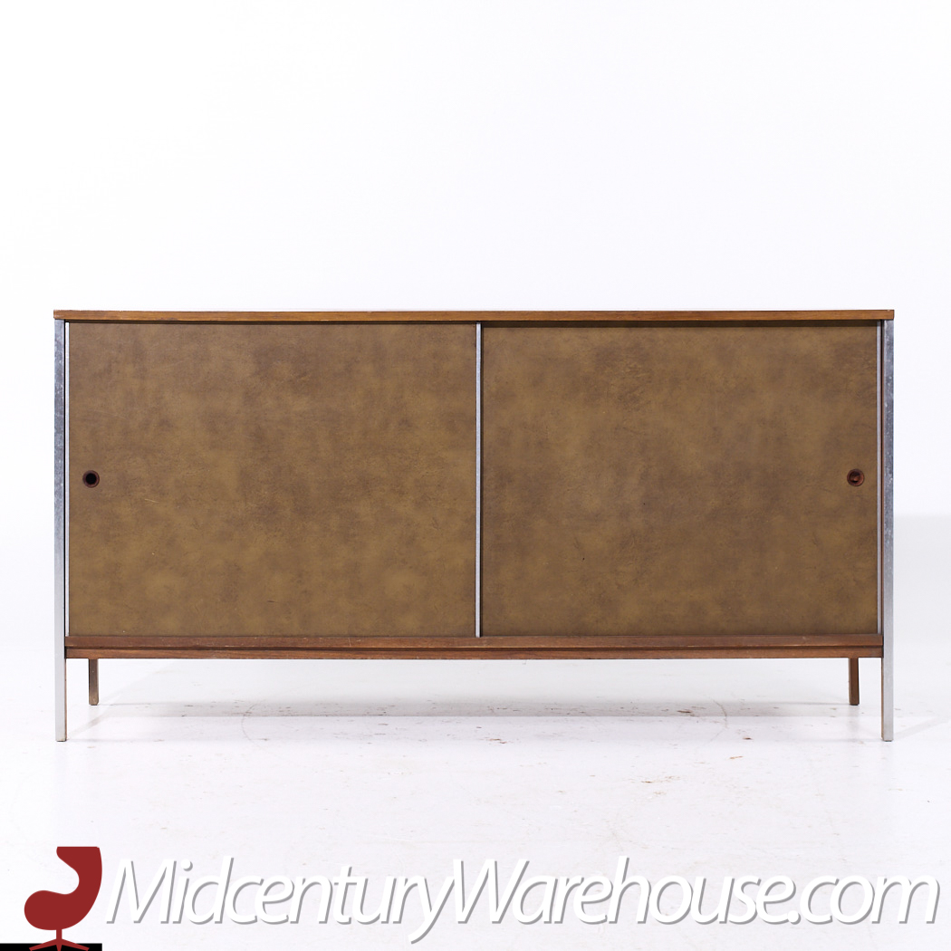 Paul Mccobb for Calvin Linear Mid Century Walnut Credenza