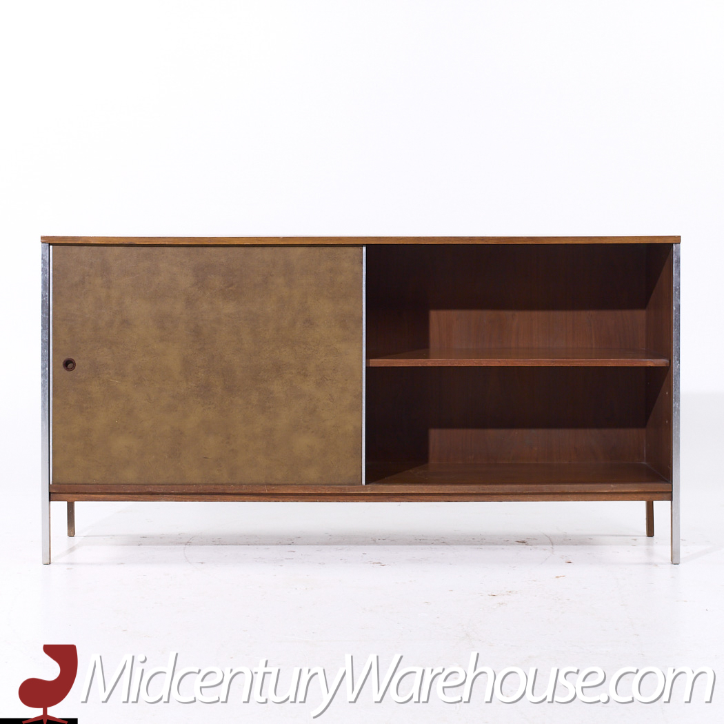 Paul Mccobb for Calvin Linear Mid Century Walnut Credenza