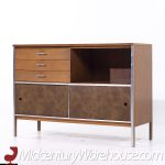 Paul Mccobb for Calvin Linear Mid Century Walnut Credenza