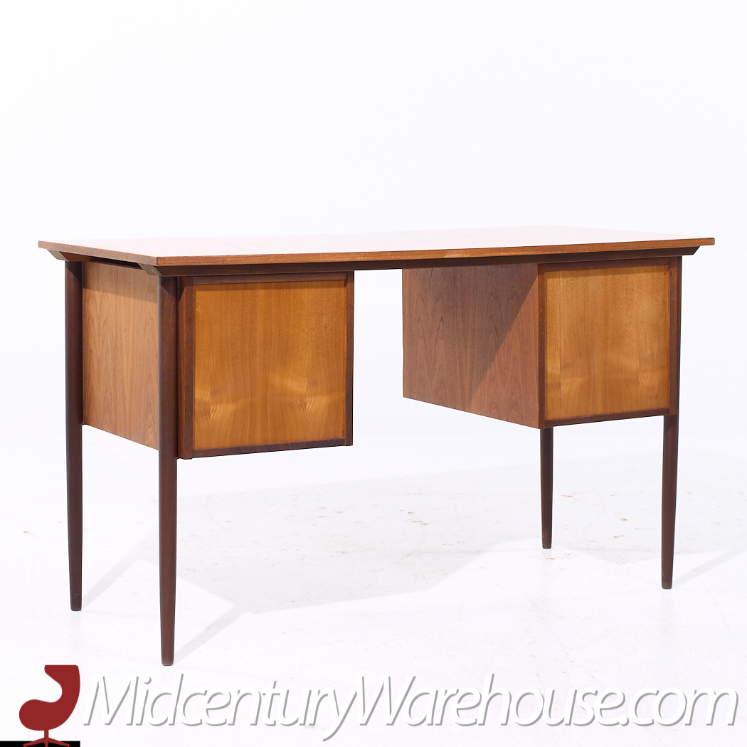 Peter Lovig Style Mid Century Danish Teak Desk