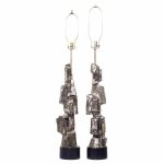 Richard Barr for Laurel Brutalist Mid Century Lamp - Pair | Mid Century Modern Furniture - Mid Century Furniture Chicago Richard Barr for Laurel Brutalist Mid Century Lamp - Pair