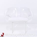 Robert Van Horn Mid Century Lucite Ribbon Chairs - Pair