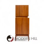 Albert Parvin Style Mid Century Walnut Highboy Dresser | Mid Century Modern Furniture - Mid Century Furniture Chicago Albert Parvin Style Mid Century Walnut Highboy Dresser