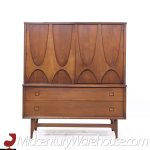 Broyhill Brasilia Mid Century Walnut Gentleman's Chest | Mid Century Modern Furniture - Mid Century Furniture Chicago Broyhill Brasilia Mid Century Walnut Gentleman's Chest