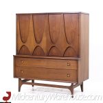 Broyhill Brasilia Mid Century Walnut Gentleman's Chest | Mid Century Modern Furniture - Mid Century Furniture Chicago Broyhill Brasilia Mid Century Walnut Gentleman's Chest