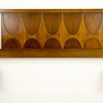 Broyhill Brasilia Mid Century Queen Headboard | Mid Century Modern Furniture - Mid Century Furniture Chicago Broyhill Brasilia Mid Century Queen Headboard
