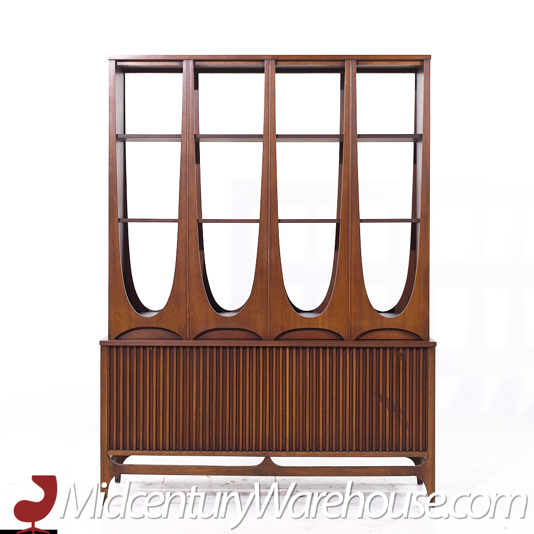 Broyhill Brasilia Mid Century Walnut Room Divider