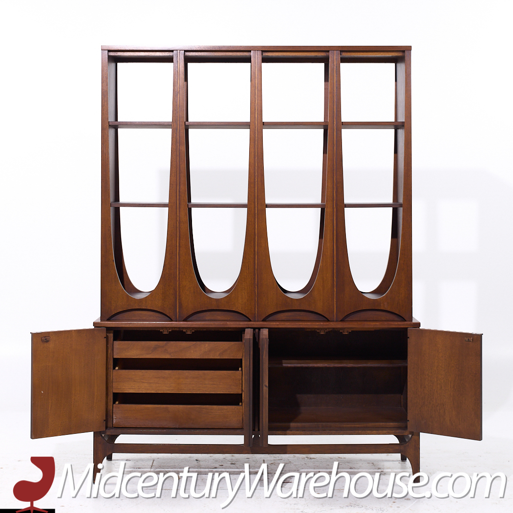 Broyhill Brasilia Mid Century Walnut Room Divider