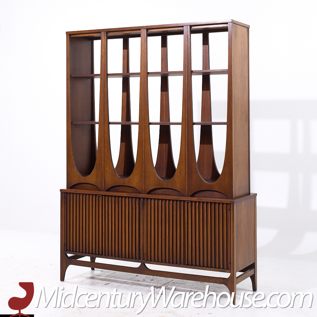 Broyhill Brasilia Mid Century Walnut Room Divider