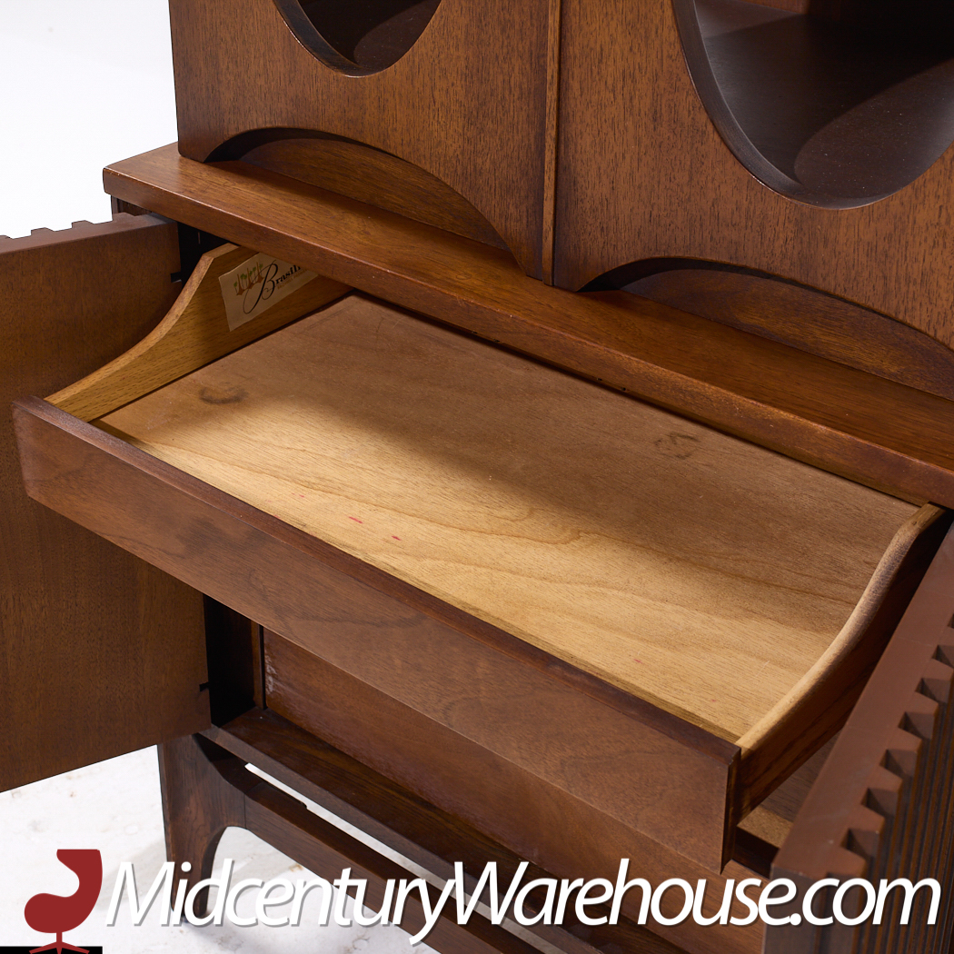 Broyhill Brasilia Mid Century Walnut Room Divider