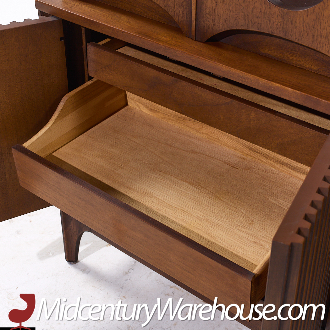 Broyhill Brasilia Mid Century Walnut Room Divider