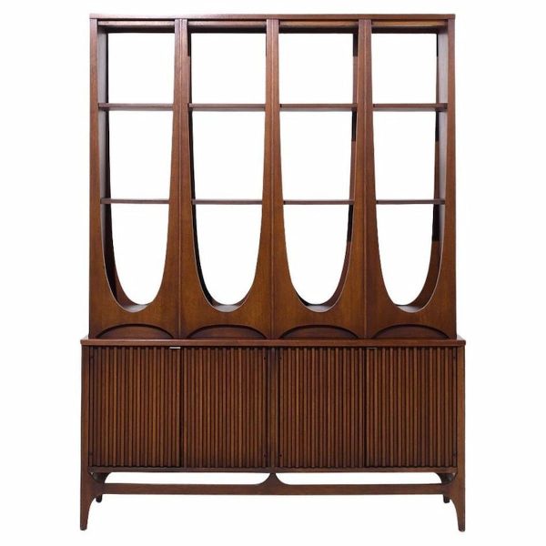 Broyhill Brasilia Mid Century Walnut Room Divider