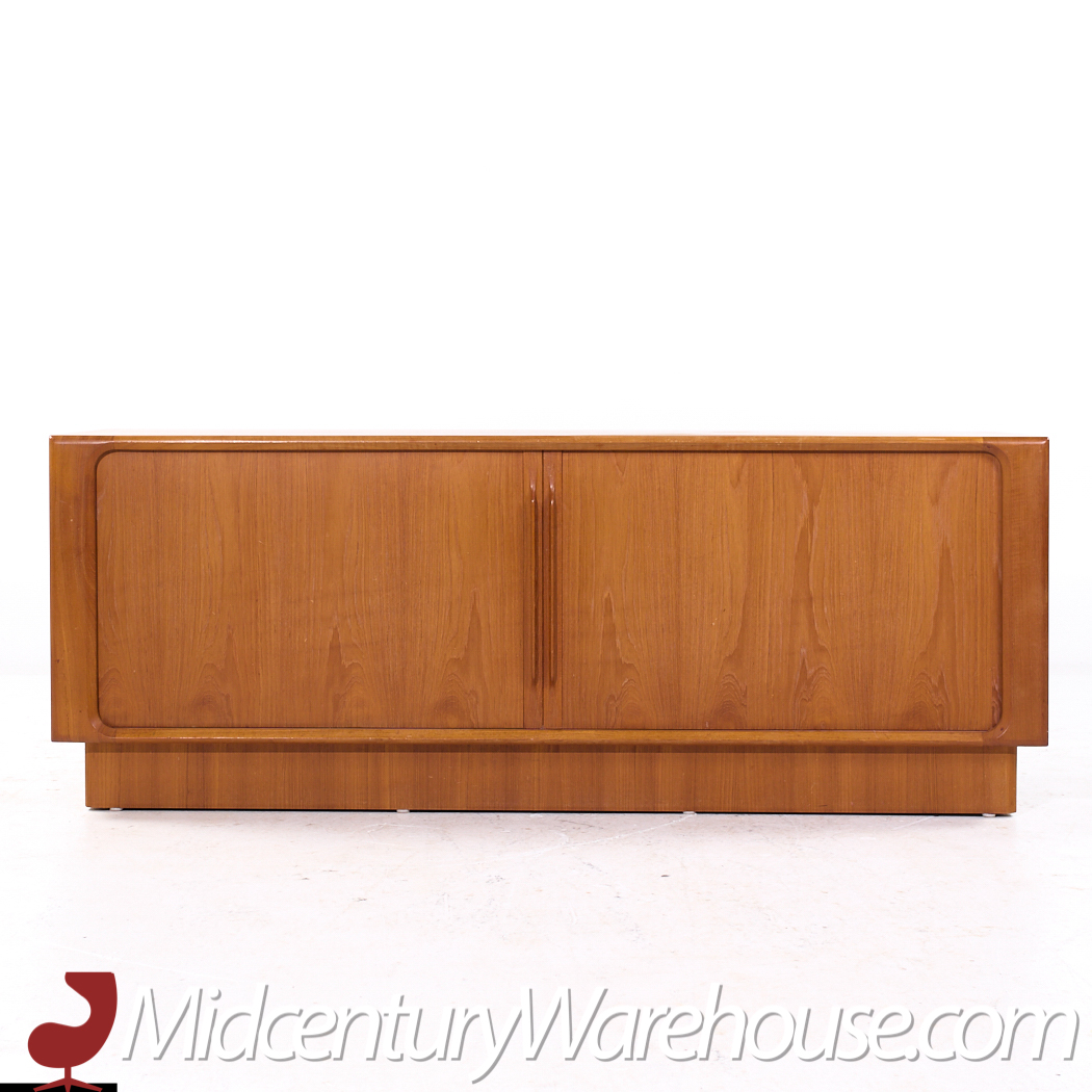 Dyrlund Mid Century Tambour Door Credenza
