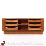 Dyrlund Mid Century Tambour Door Credenza | Mid Century Modern Furniture - Mid Century Furniture Chicago Dyrlund Mid Century Tambour Door Credenza