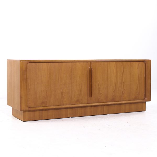 Dyrlund Mid Century Tambour Door Credenza