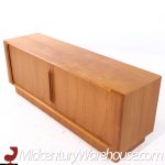 Dyrlund Mid Century Tambour Door Credenza | Mid Century Modern Furniture - Mid Century Furniture Chicago Dyrlund Mid Century Tambour Door Credenza
