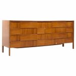 Edmond Spence Mid Century Swedish Walnut Lowboy Dresser | Mid Century Modern Furniture - Mid Century Furniture Chicago Edmond Spence Mid Century Swedish Walnut Lowboy Dresser