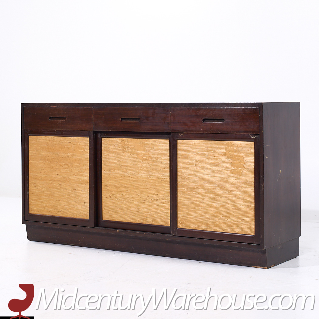 Edward Wormley for Dunbar Mid Century Mahogany Credenza