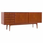Erik Buch for Oddense Maskinsnedkeri Mid Century Danish Teak Credenza | Mid Century Modern Furniture - Mid Century Furniture Chicago Erik Buch for Oddense Maskinsnedkeri Mid Century Danish Teak Credenza
