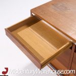 George Nelson for Herman Miller 9000 Series Mid Century Walnut Desk and Return