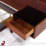 Hans Wegner for Getama Mid Century Danish Teak King Platform Bed with Nightstands