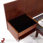 Hans Wegner for Getama Mid Century Danish Teak King Platform Bed with Nightstands