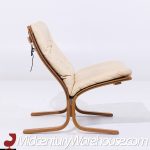 Ingmar Relling for Westnofa Mid Century Siesta Norwegian White Leather Bentwood Lounge Chair | Mid Century Modern Furniture - Mid Century Furniture Chicago Ingmar Relling for Westnofa Mid Century Siesta Norwegian White Leather Bentwood Lounge Chair