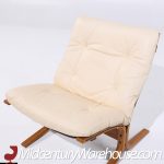 Ingmar Relling for Westnofa Mid Century Siesta Norwegian White Leather Bentwood Lounge Chair | Mid Century Modern Furniture - Mid Century Furniture Chicago Ingmar Relling for Westnofa Mid Century Siesta Norwegian White Leather Bentwood Lounge Chair