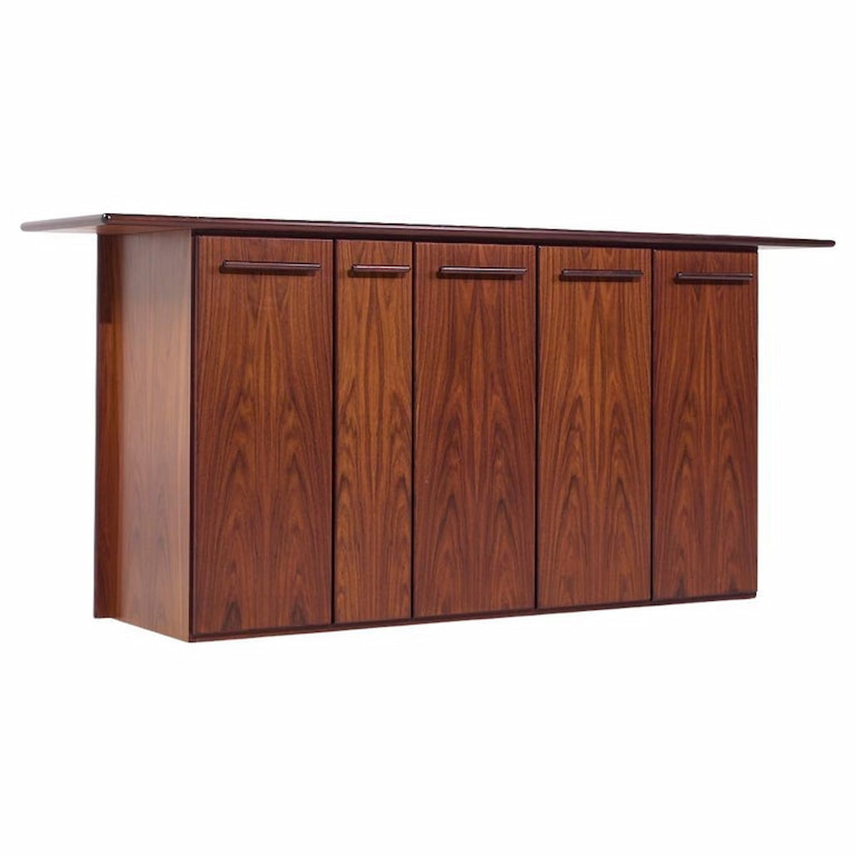 Interform Style Mid Century Danish Rosewood Credenza