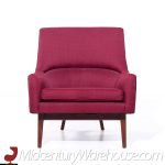 Jens Risom A-chair Mid Century Walnut Lounge Chairs - Pair | Mid Century Modern Furniture - Mid Century Furniture Chicago Jens Risom A-chair Mid Century Walnut Lounge Chairs - Pair