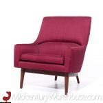Jens Risom A-chair Mid Century Walnut Lounge Chairs - Pair | Mid Century Modern Furniture - Mid Century Furniture Chicago Jens Risom A-chair Mid Century Walnut Lounge Chairs - Pair