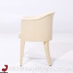 Karl Springer Mid Century Tulip Leather Dining Chairs - Set of 8 | Mid Century Modern Furniture - Mid Century Furniture Chicago Karl Springer Mid Century Tulip Leather Dining Chairs - Set of 8