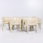 Karl Springer Mid Century Tulip Leather Dining Chairs - Set of 8 | Mid Century Modern Furniture - Mid Century Furniture Chicago Karl Springer Mid Century Tulip Leather Dining Chairs - Set of 8