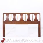 Kent Coffey Perspecta Mid Century Walnut and Rosewood Queen Headboard | Mid Century Modern Furniture - Mid Century Furniture Chicago Kent Coffey Perspecta Mid Century Walnut and Rosewood Queen Headboard
