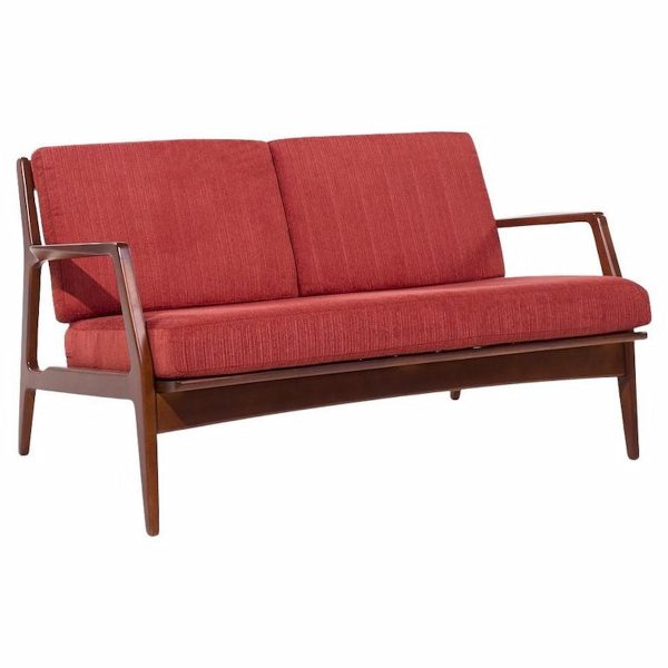 Lawrence Peabody for Selig Mid Century Settee Sofa