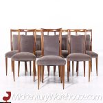 Mario Gottardi & Melchiorre Bega for Erno Fabry Mid Century Italian Walnut Dining Chairs - Set of 8 | Mid Century Modern Furniture - Mid Century Furniture Chicago Mario Gottardi & Melchiorre Bega for Erno Fabry Mid Century Italian Walnut Dining Chairs - Set of 8